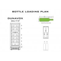 Купить встраиваемый винный шкаф Dunavox DAU-17.57DSS